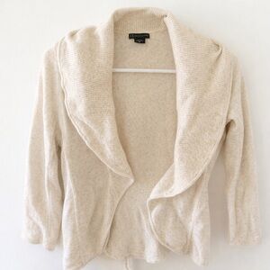 Armani Exchange Beige Open Front Cardigan